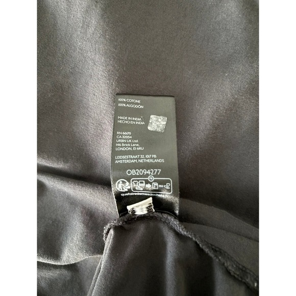 Pilcro T-Shirt Mens XL Gray Cotton Short Sleeve Minimalist Capsule Quiet Luxury - Picture 3 of 3